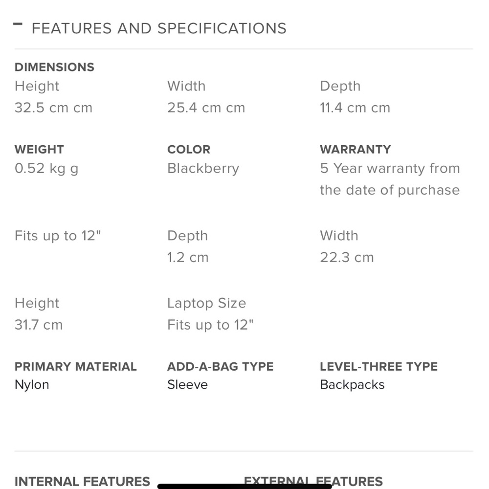 TUMI floral voyager Dori backpack - Picture 9 of 9
